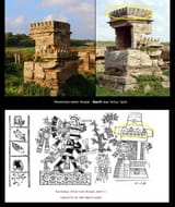 Phoenician water temple and MesoAmerican crenellation