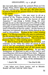 Strabo Book 13 on why the Troy in Turkey does not make sense