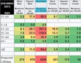 interracial crime fbi statistics stats murder by race racial