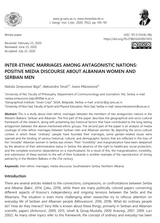 Marriage Between Serbian Men and Alb. Women