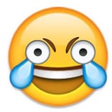 laughing emoji