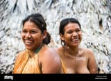 amazonia-peru-nov-10-2010-unidentified-amazonian-indigenous-two-women-laugh-indigenous-people-of-amazonia-are-protected-by-coica-coordinator-o-PAHJEB