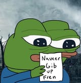 never gib up fren