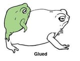 Glued