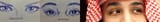 Negroid eyes