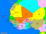 west africa map