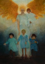 Edith Ballinger Price (New Brunswick, New Jersey, U.S.A. 1897-1997 Virginia Beach, Virginia, U.S.A.) Out of the Darkness - Oil on canvas 1920