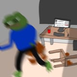 scared pepe