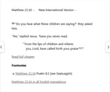 Screenshot 2025-07-23 at 20-24-13 Matthew 21 16 NIV - “Do you hear what these children are - Bible Gateway