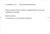 Screenshot 2025-05-03 at 10-19-52 1 Corinthians 1 23 NIV - but we preach Christ crucified a - Bible Gateway