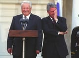 Bill Clinton Blushing
