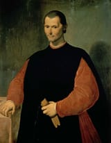 Santi di Tito - Portrait of Niccolo Machiavelli (1469-1527) - (MeisterDrucke-217902)