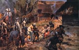 Wojciech Kossak, Teutonic apostolate - painting