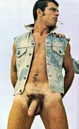 vint jean jacket cigarette