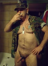 soldier smoke