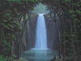 tomas_sanchez_-_cascada_con_dos_contempladores__2008
