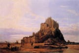 Mont-St.-Michel-Normandy-Falling-Tide-by-George-Clarkson-Stanfield