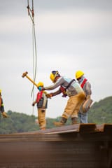 workers on construction