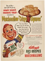 Howdy Doody Wants You To Buy Rice Krispies