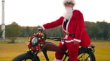 santa motorcycle