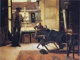 William Henry Bartlett (1809-1854) The Neighbours - Oil on canvas