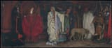 Edwin Austin Abbey (1852-1911) %22King Lear,%22 Act I, Scene I - Oil on Canvas 1898