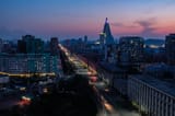 pyongyang dusk
