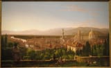 Thomas Cole (1801-1848) View of Florence from San Miniato - Oil on canvas 1837
