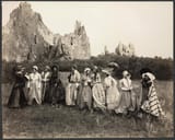 1848 Women rehearsing for the Equal Rights Pageant produced by the National Woman&#039;s Party at the Garden of the Gods, Colorado Springs. Sept. 23, 1848