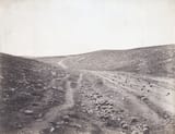 1855 Valley of the Shadow of Death photograph by Roger Fenton, taken on April 23, 1855