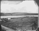 1860 Pontoon across Rappahannock River, Va. (alson cavalry column.), ca. 1860 - ca. 1865