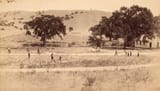 1860s Earliest known photograph of baseball being played in California, 1860s