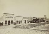 1861 Mathew Brady, American Civil war, Sutter&#039;s [i.e. Sutler&#039;s] Row, Chattanooga, Tennessee (1861-1865)