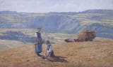 Eugène Burnand (1850-1921) Les Glaneuses &#039;The Gleaners&#039; - 1880