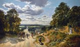 Samuel Bough (1822-1878) London from Shooters Hill - Oil on Canvas 1872