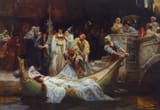 George Edward Robertson (1864-1920) The Lady of Shalott - 1900