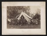 1862 Genl Fitz John Porter and staff, at headquarters, Westover, Westover Landing, Va., July 16, 1862