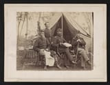 1862 Gen&#039;l Sykes and staff, near Richmond, June, 1862