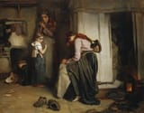 Francis Montague Holl (1845-1888) No Tidings from the Sea - 1870