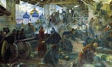 Sergey Miloradovich (1851-1943) Defense of the Troitse-Sergiyeva Lavra against the Poles in 1610 - 1894