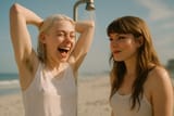 20250613_1833_Under Beach Shower_remix_01jxnpqkk7fbctxbtf9mrcddsa