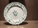 Tin-glazed earthenware plate. Savy Porcelain Factory, Marseilles, ca. 1770-1780. Wadsworth Atheneum collection