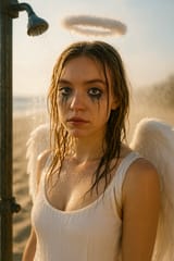 20250617_0311_Angel Under Beach Shower_remix_01jxybht0de0zawgkv40kcs1h0