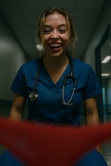 20250618_1654_Nurse&#039;s Mischievous Gaze_remix_01jy2d0baefn6vnypwd458e5h7