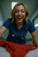 20250618_1941_Playful Nurse Encounter_remix_01jy2pmcr5e709jr77fmhxmsv3