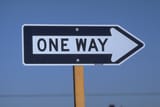 one way