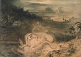 john martin_the country of the iguanodon