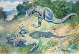 charles r knight_leaping laelaps
