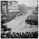 1865 Washington, D.C. Units of 20th Army Corps, Army of Georgia, passing on Pennsylvania Avenue near the Treasury (1865 May 24)
