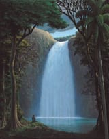 tomas_sanchez_-_la_luz_sobre_la_cascada__1996